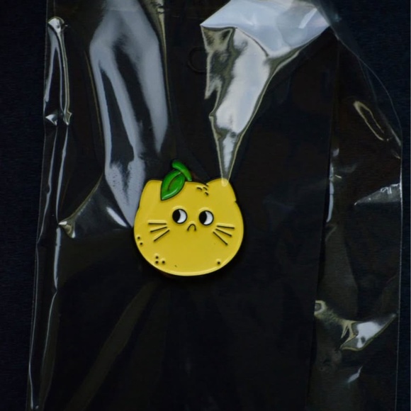 Pack of 5 Brand New Packaged Cat and Chick on a Skateboard Pins - Picture 4 of 5